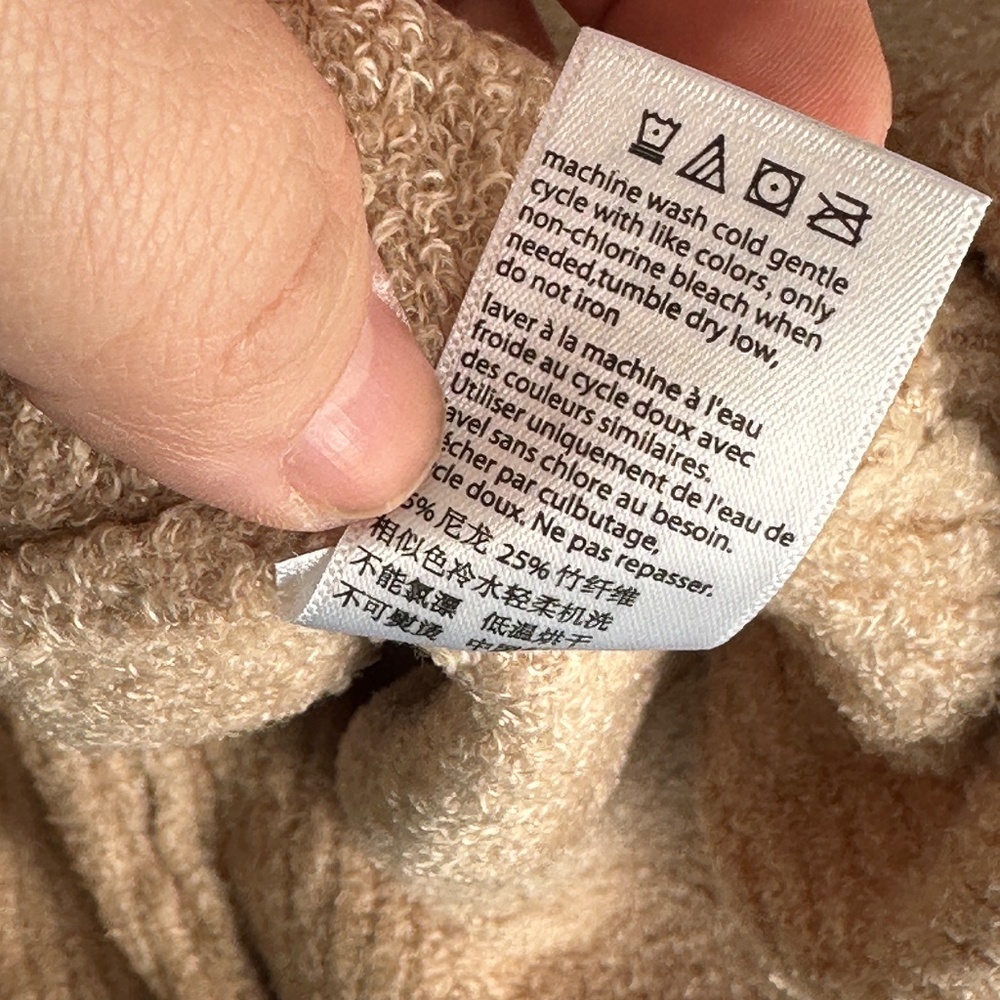 Barefoot Dreams Cozy Chic Lite Circle Cardi Cardigan XS/Small Tan Sable Soft - Picture 7 of 7